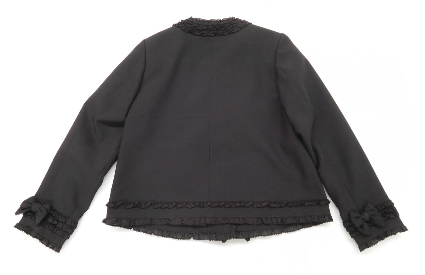 PINKHOUSE ピンクハウス リボンモチーフ付きジャケット ブラック size:L囗T巛