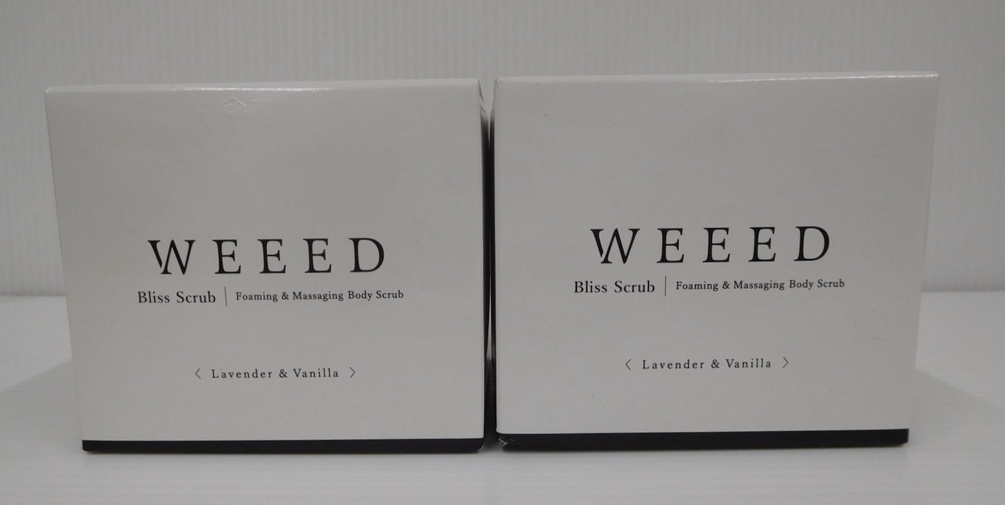 未開封!WEEED ウィード ブリススクラブ ラベンダー&バニラ 360g 2個セット囗T巛
