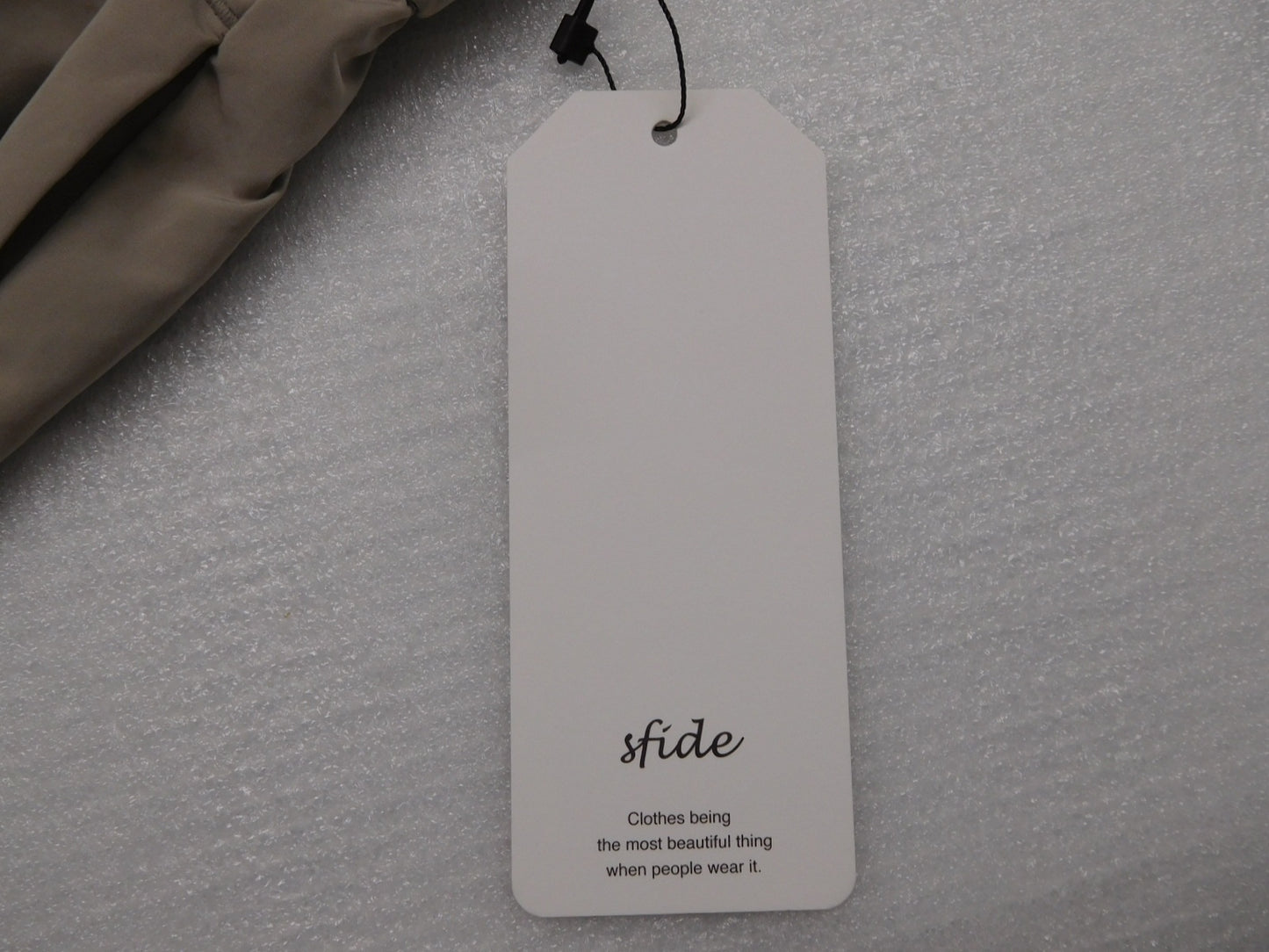 タグ付!sfide スフィーデ ロングパンツ レーヨン混 1236018 ベージュ size:38囗T巛