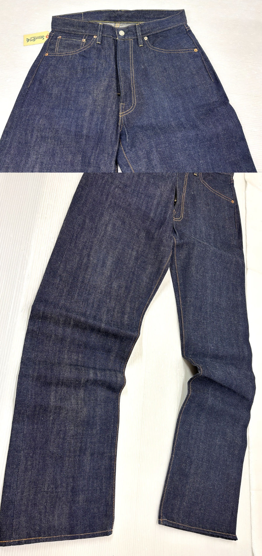 シュガーケーン SC41955N デニムパンツ W34 USA製 SUGAR CANE 長期保管品 ※カビ臭あり