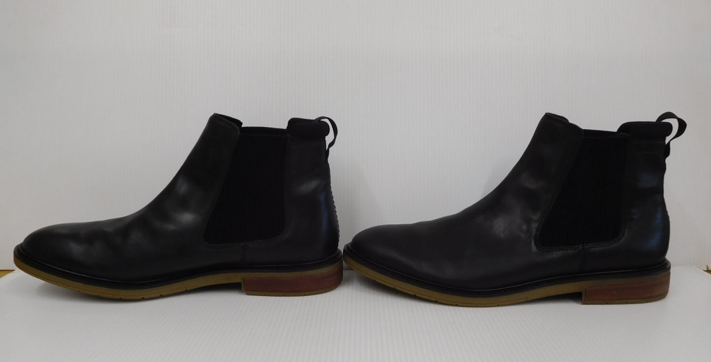 Clarks クラークス Clarkdale Hall クラークデールホール ブラックレザー size:UK12囗T巛