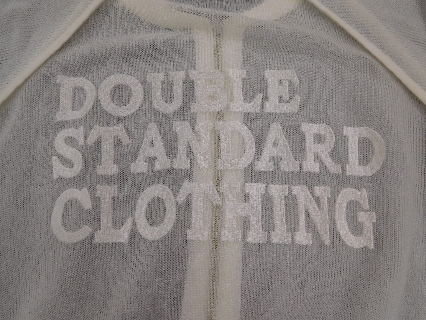 DOUBLE STANDARD CLOTHING ダブルスタンダードクロージング バックロゴ シースルーブルゾン size:F囗T巛