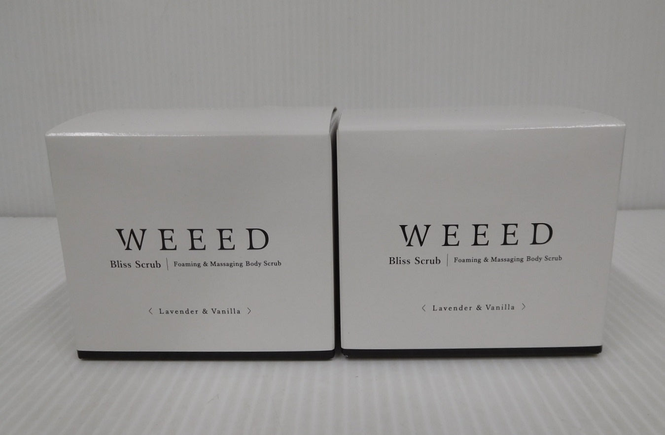 未開封！WEEED ウィード ブリススクラブ ラベンダー＆バニラ 360g 2個セット囗T巛