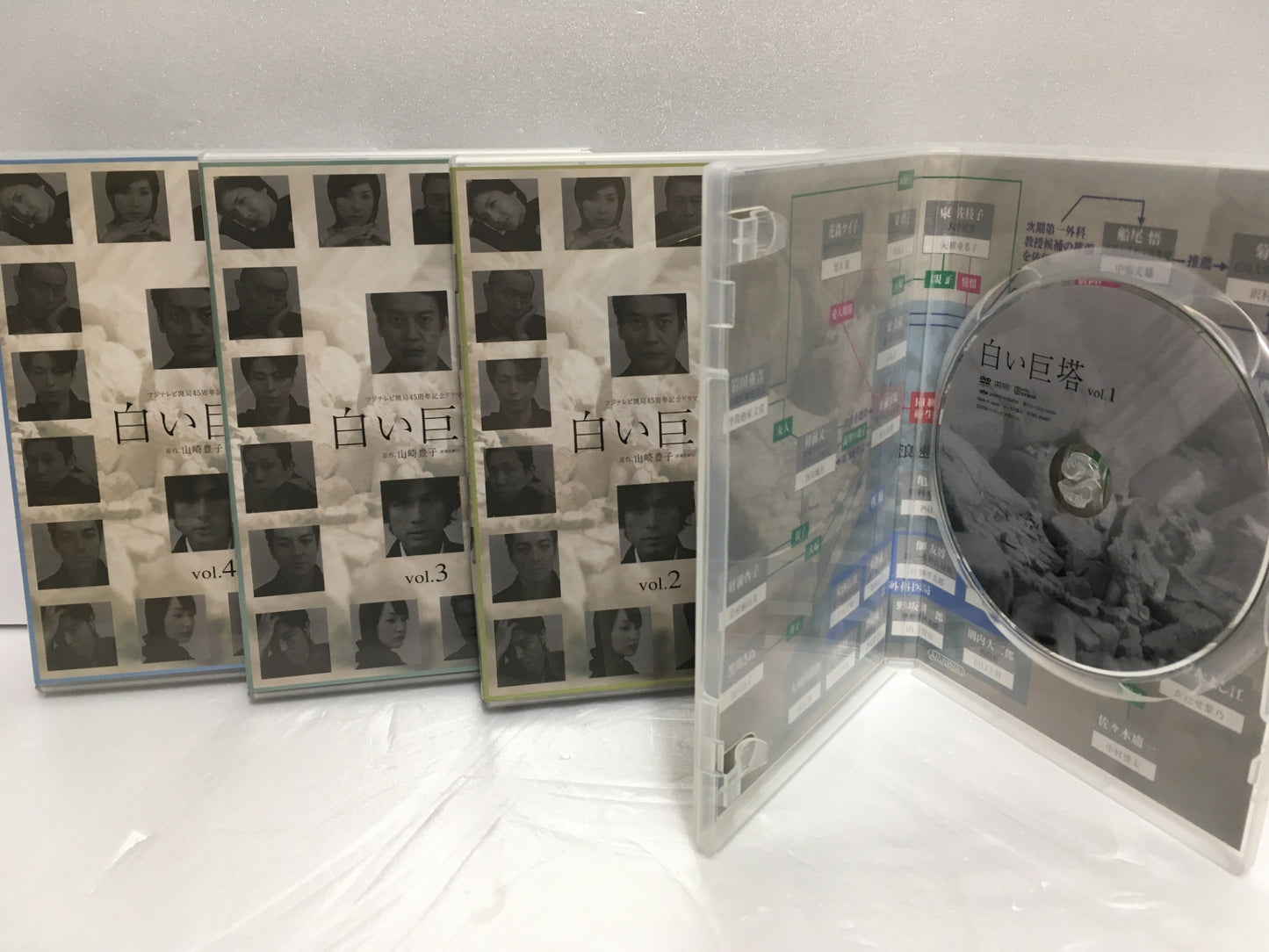 ※送料無料※ 白い巨塔 DVD-BOX 第一部 第二部 セット 中古 囗G
