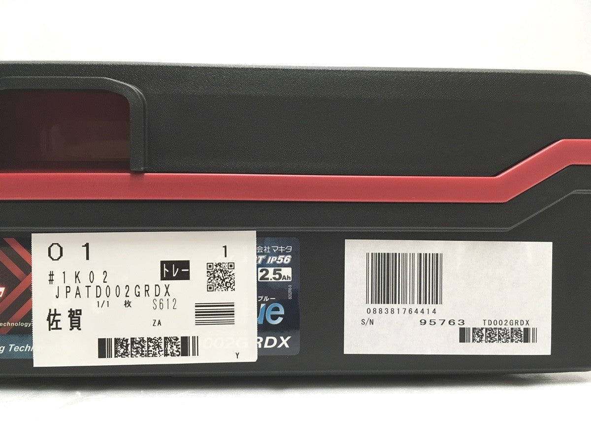 ※送料無料※ Makita 充電式インパクトドライバ TD002GRDX ブルー 未開封品 囗G