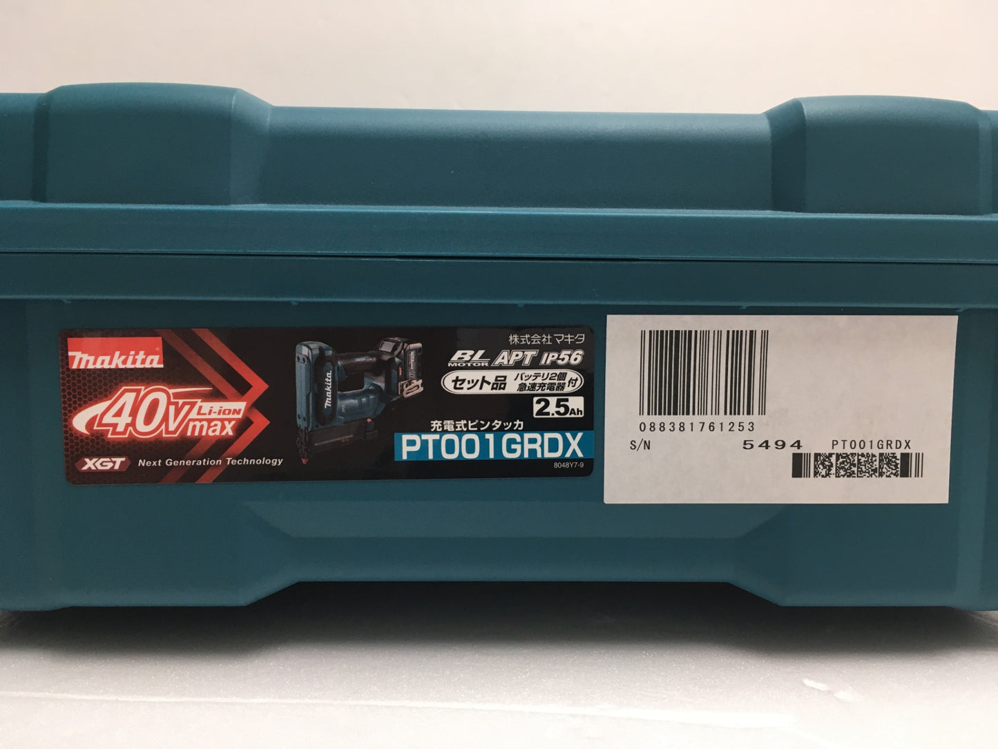※送料無料※ マキタ makita 充電式ピンタッカ PT001GRDX セット品 未使用品 囗G