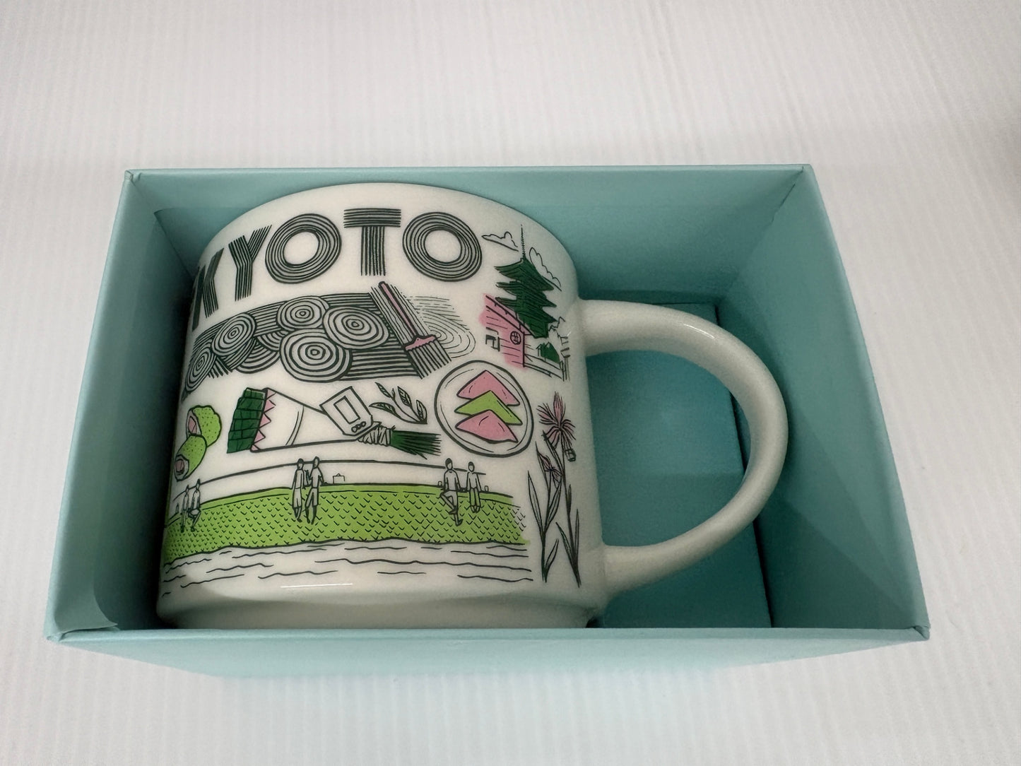 未使用 STARBUCKS スターバックス Been There Series KYOTO 京都 マグカップ 414ml 箱付 スタバ ご当地 限定