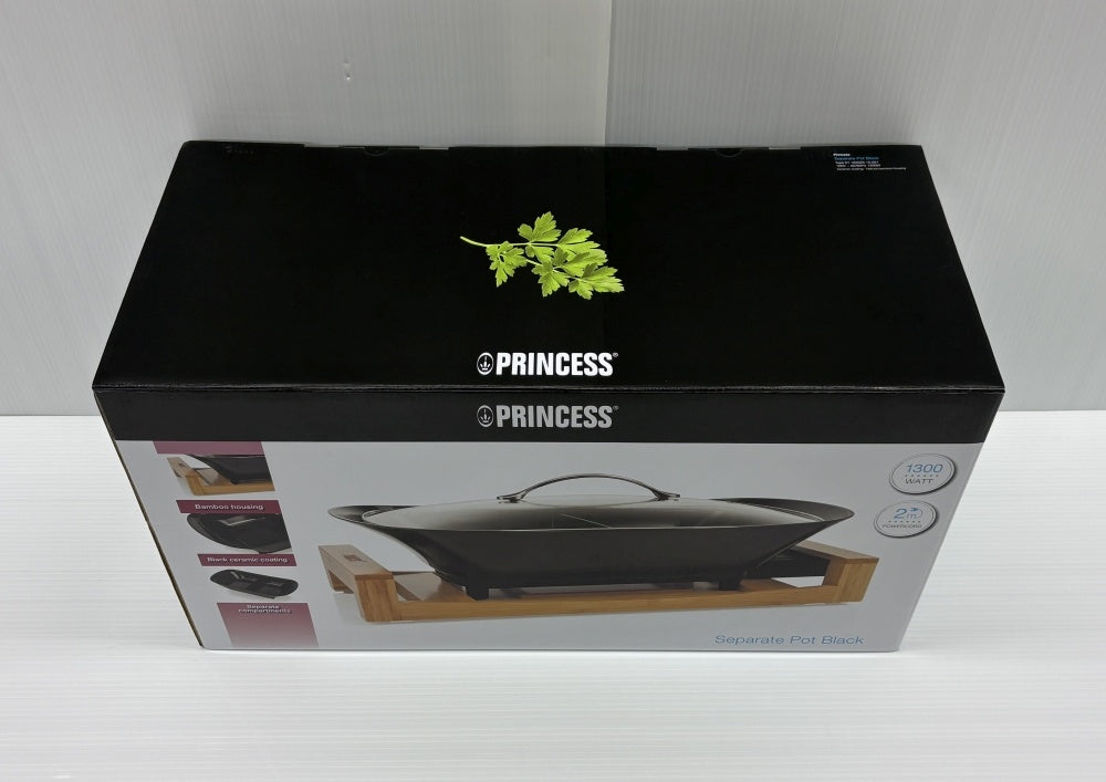 送料無料 未使用!プリンセス セパレートポット ブラック囗T巛