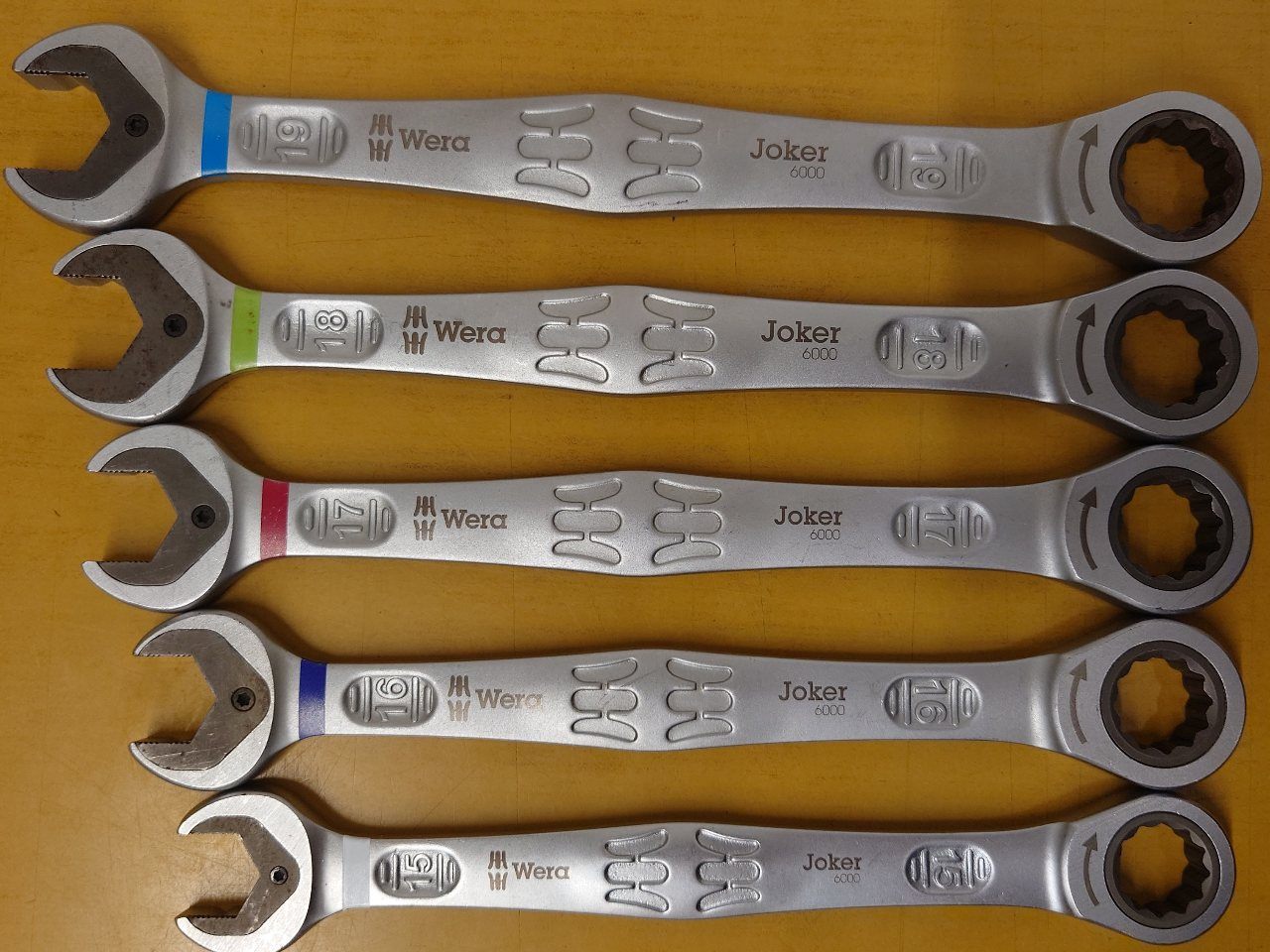 Wera(ヴェラ) ラチェット式コンビネーションレンチ11本セット 6000 Joker 囗T巛
