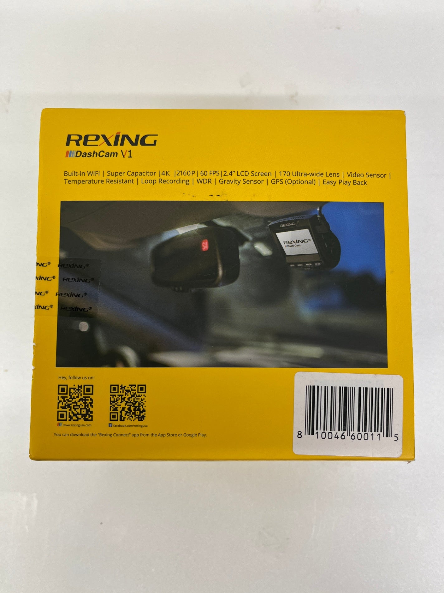 未開封 Rexing Dash Cam V1 ドライブレコーダー