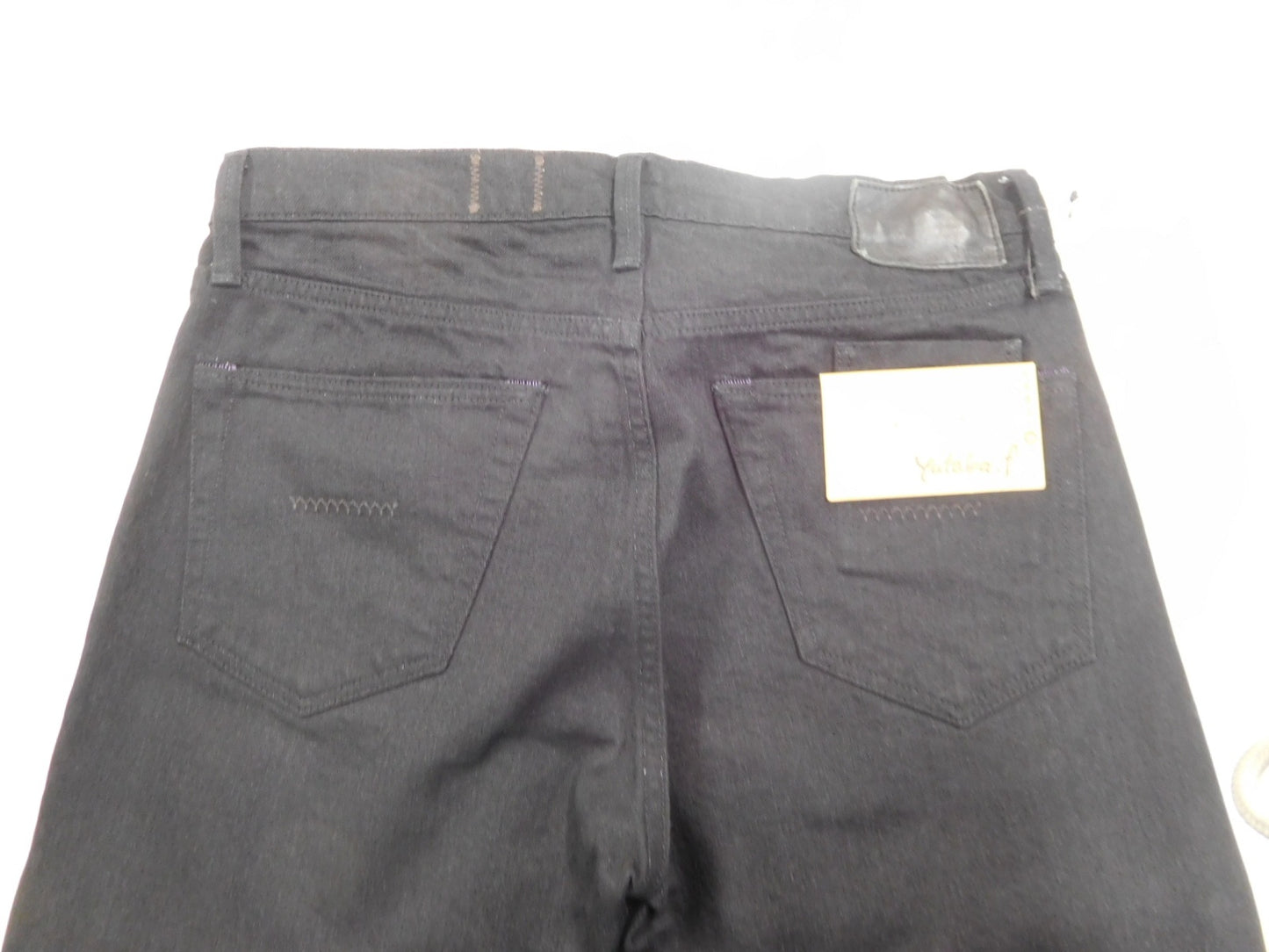 タグ付!YANUK ヤヌーク 藤原裕 VINCENT Ⅱ デニムパンツ 57221501 ブラック size:31囗T巛