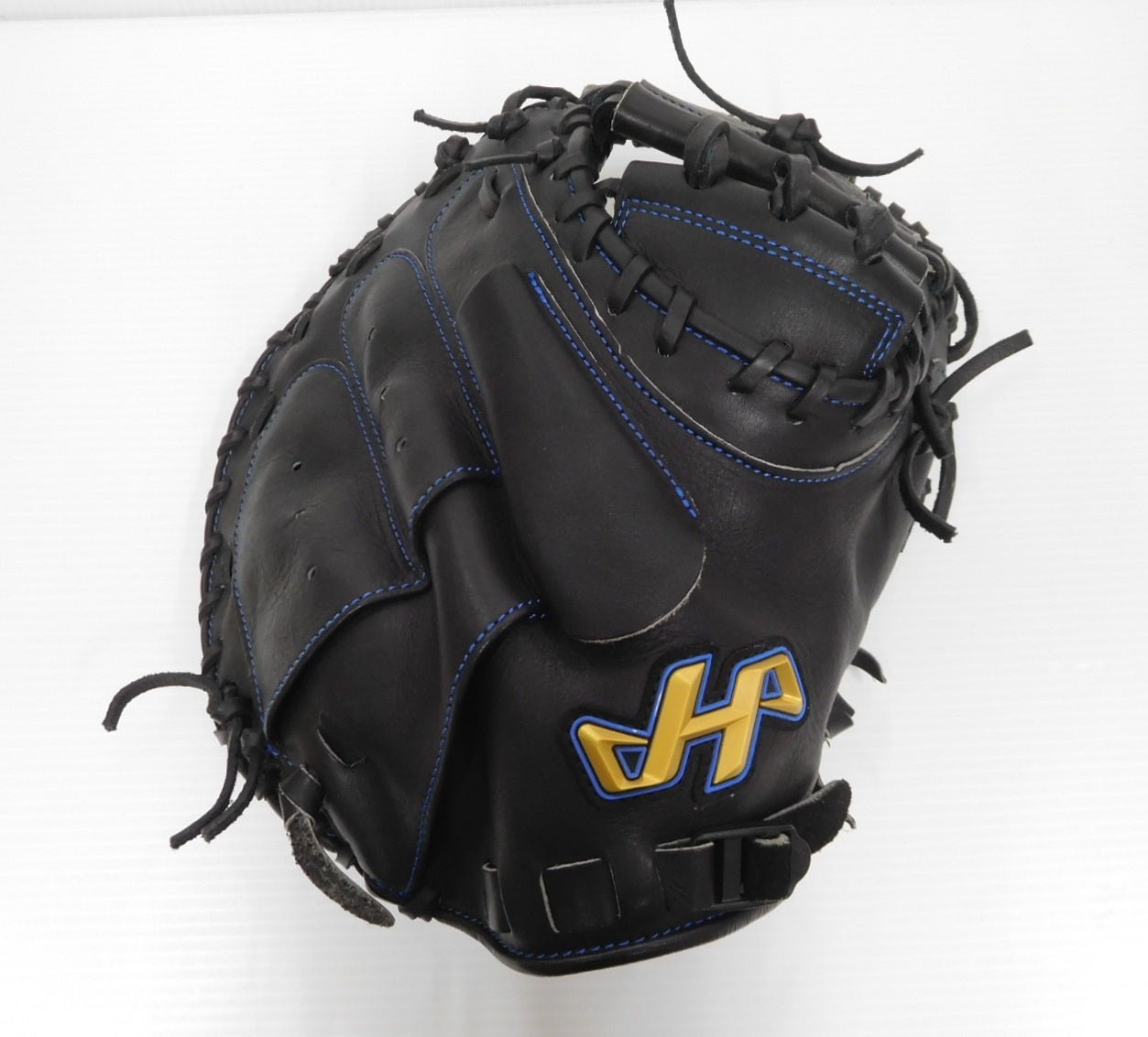 HATAKEYAMA ハタケヤマ キャッチャーミット 軟式用 TH-08BS ブラック 野球グローブ 中古囗T巛