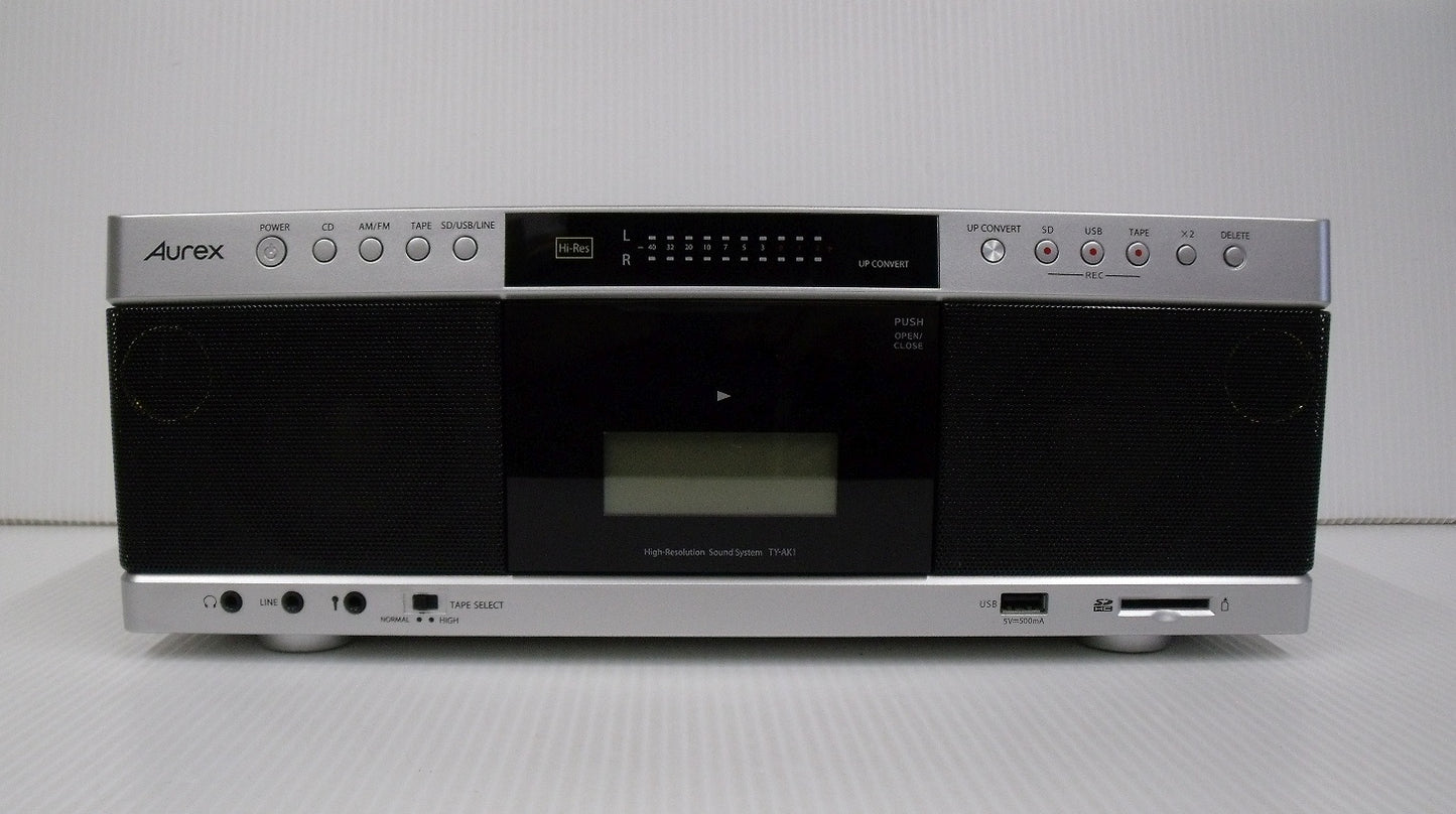 東芝 Aurex ハイレゾ対応 SD/USB/CDラジカセ TY-AK1囗T巛