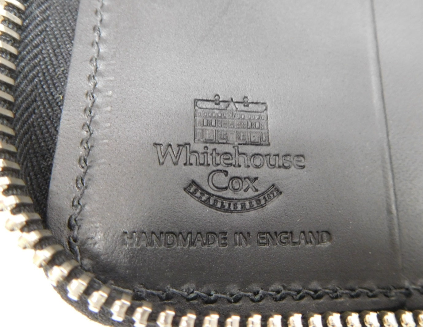 Whitehouse COX ホワイトハウスコックス 財布 ブライドルレザー 牛革 S1957-6GL ブラック囗T巛
