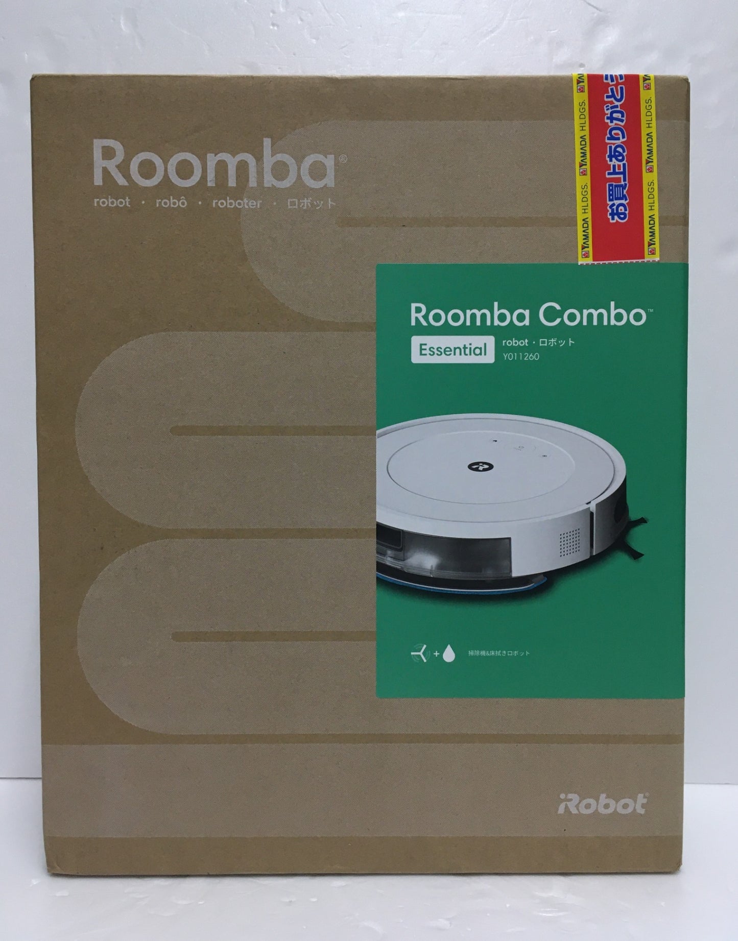 ※送料無料※ iRobot アイロボット ルンバ コンボ エッセンシャル ロボット掃除機 Y011260 未使用品 囗G