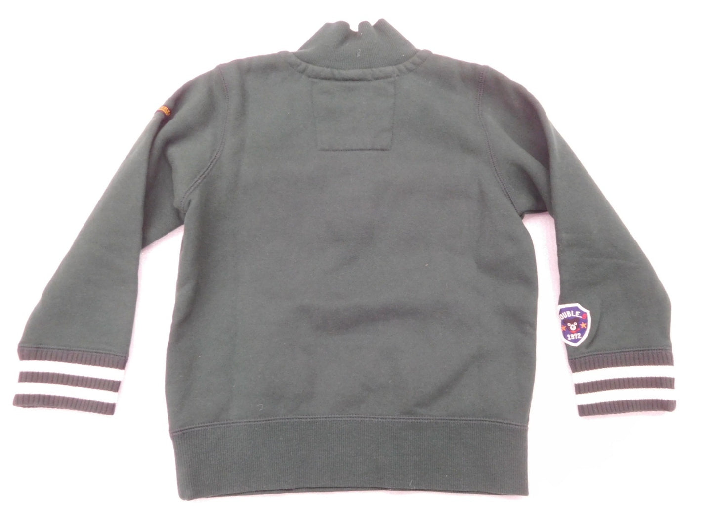 タグ付!MIKI HOUSE ミキハウス DOUBLE.B 裏起毛トレーナー グリーン size:110cm囗T巛