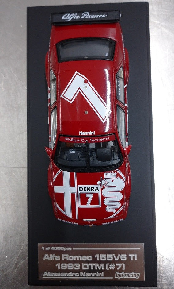 中古品 HPI モデルカーAlfaRomeo155V6TI(#7) 1993DTM No.8099囗T巛