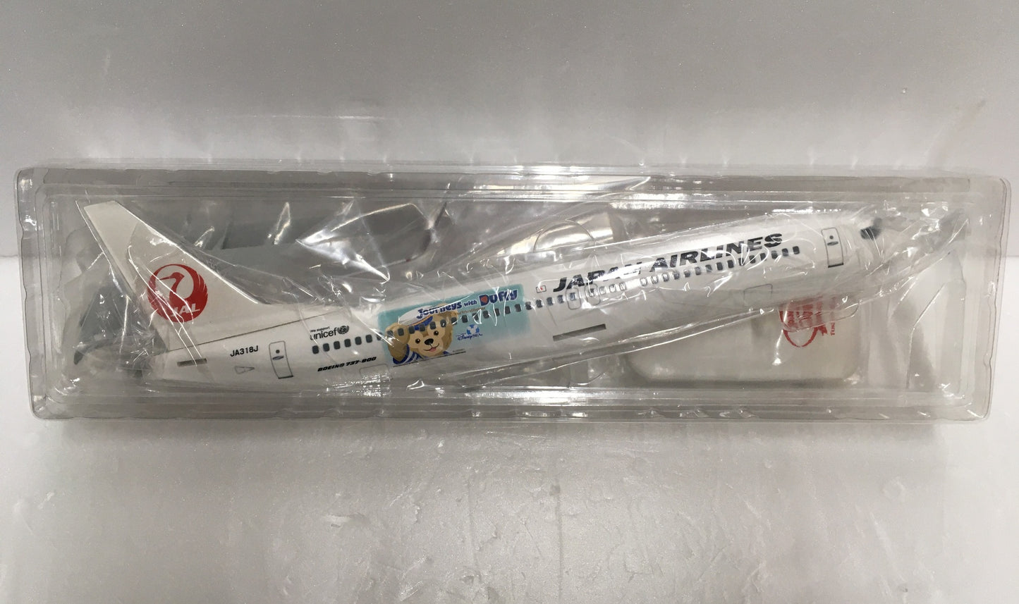 ※送料無料※ JAL ハッピージャーニーエクスプレス Duffy 1/130スケール BOEING 737-800 長期保管 未使用品 囗G