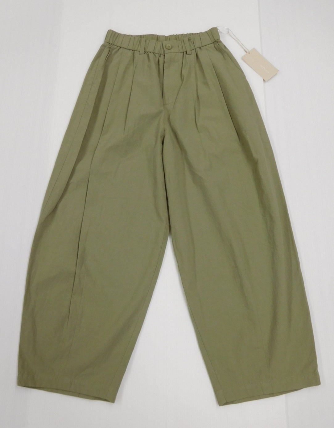 タグ付!Cafune カフネ コットンバルーンパンツ 515632 カーキ size:38囗T巛