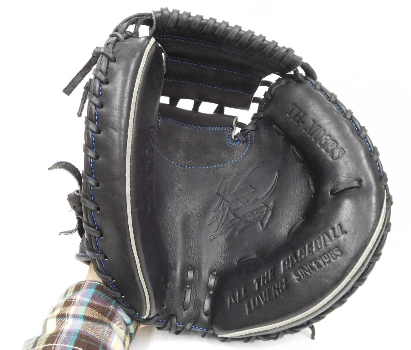HATAKEYAMA ハタケヤマ キャッチャーミット 軟式用 TH-08BS ブラック 野球グローブ 中古囗T巛