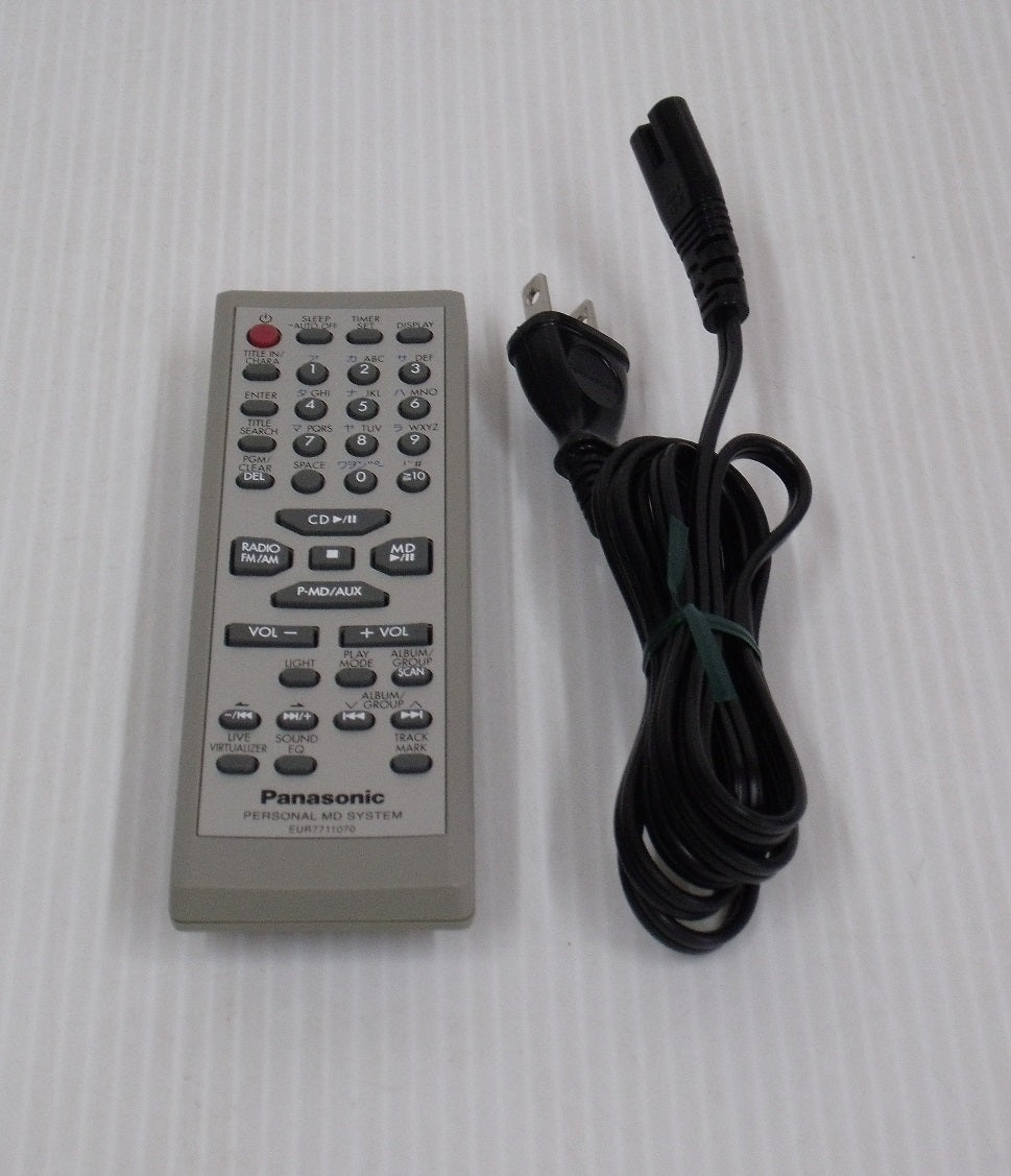 パナソニック パーソナルCD/MDシステム RX-MDX61 2007年製囗T巛