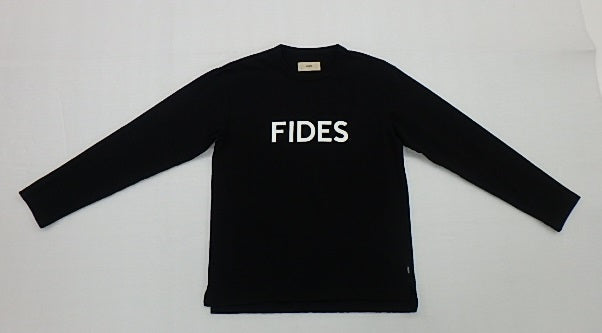 FIDES コットン ロングTシャツ 2023年サガン鳥栖選手移動着 ブラック 制菌加工 size:M囗T巛