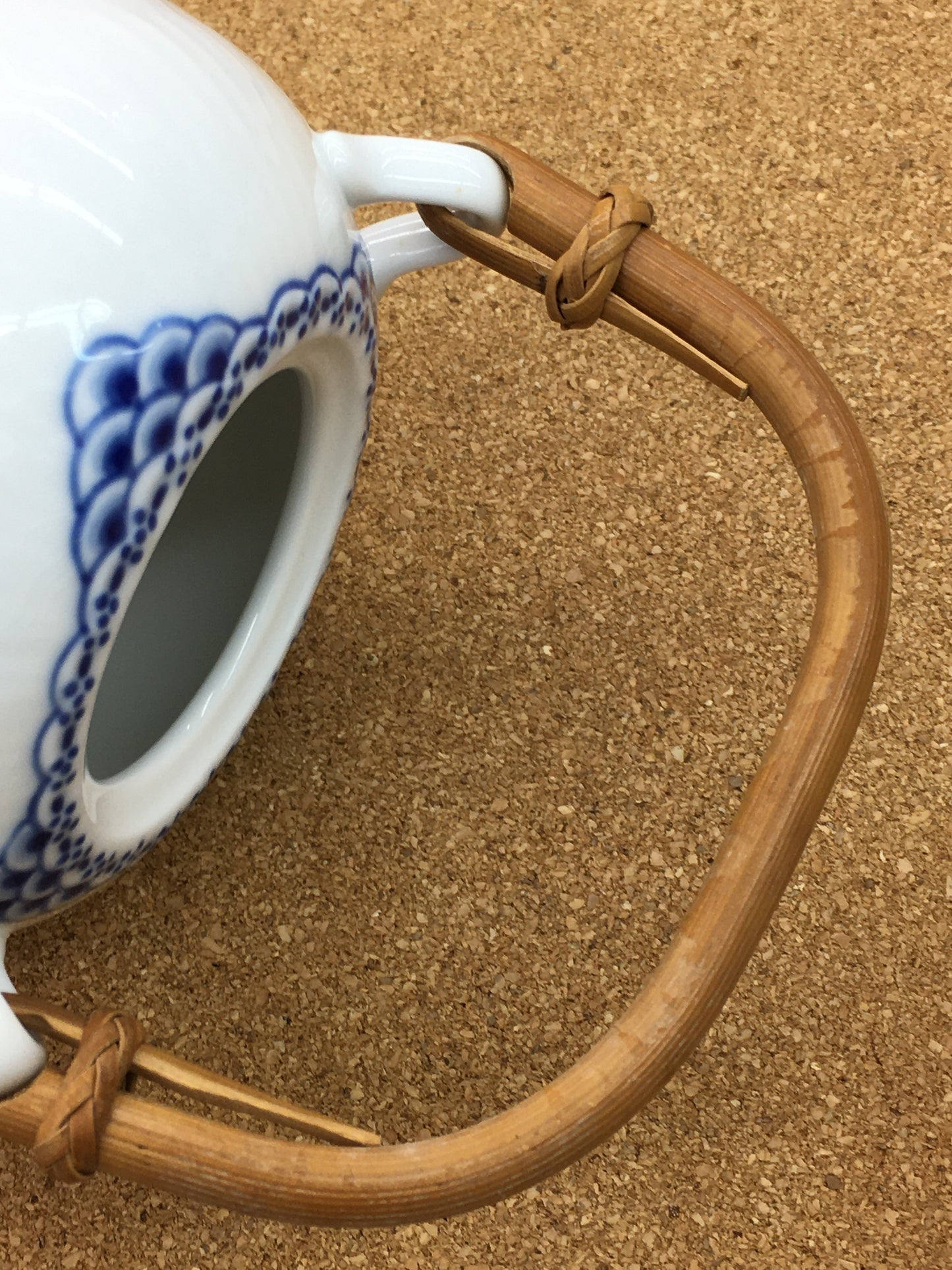 送料無料 ROYAL COPENHAGEN ロイヤルコペンハーゲン プリンセスブルー 急須 ティーポット 囗K巛