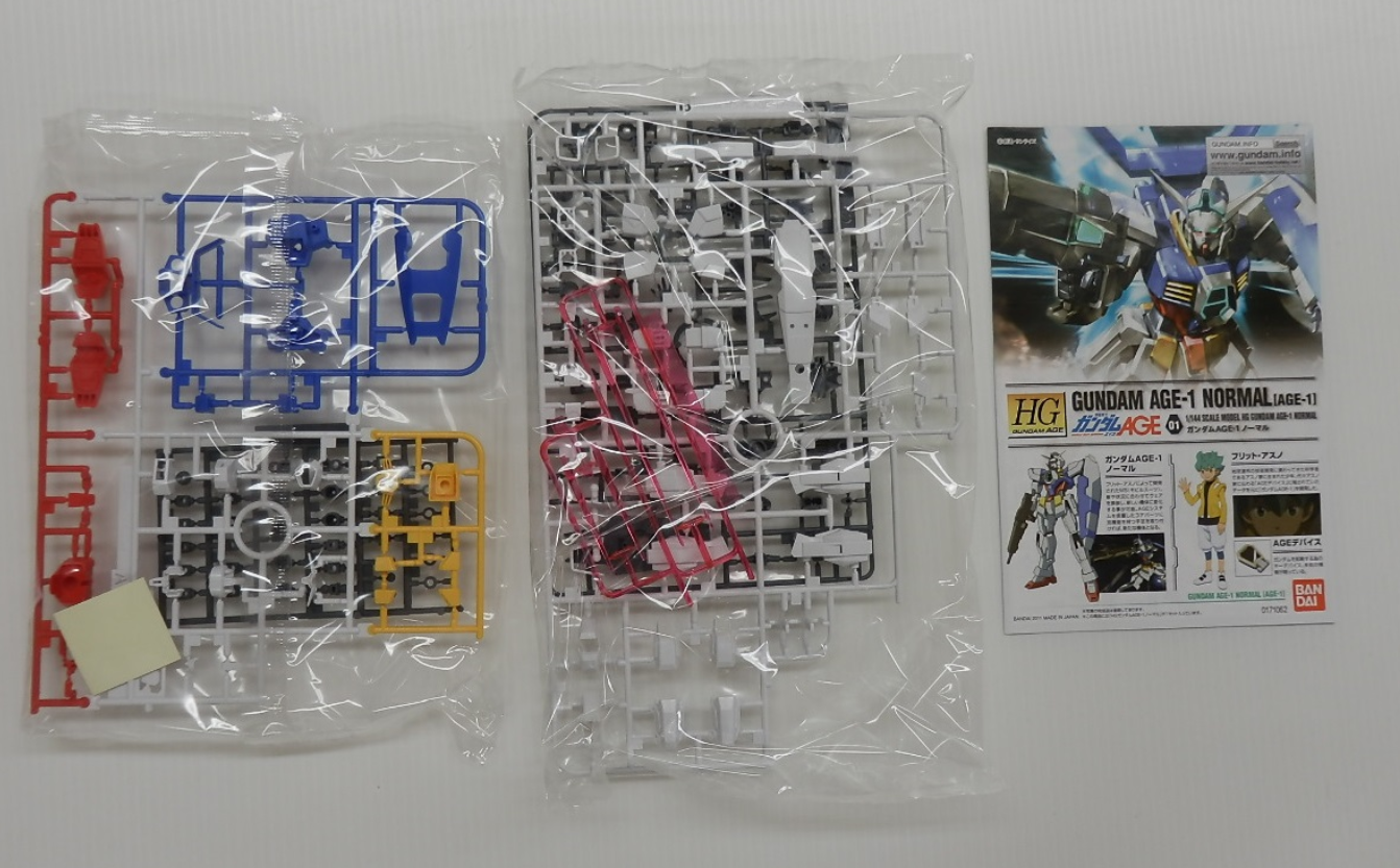 バンダイ HG 1/144 機動戦士ガンダムAGE ガンダムAGE-1 ノーマル囗T巛