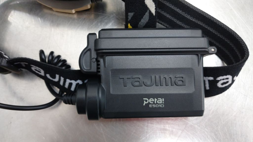 中古品 タジマ LEDヘッドライト LE-E501D-SP 2020年製囗T巛