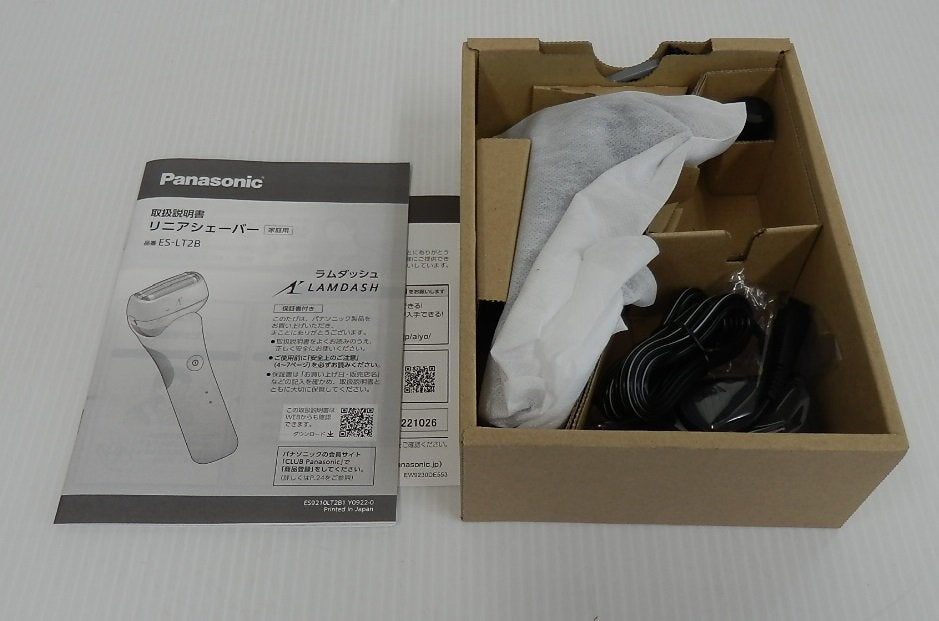 未使用!Panasonic パナソニック リニアシェーバー ES-LT2B-K 囗T巛