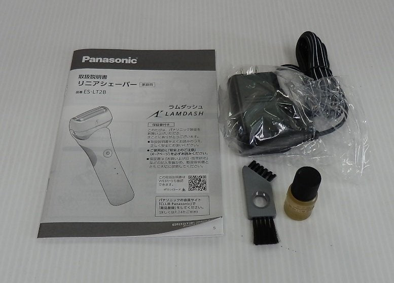 未使用!Panasonic パナソニック リニアシェーバー ES-LT2B-K 囗T巛