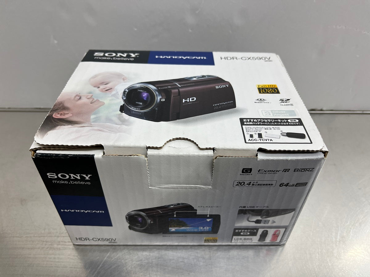 送料無料 SONY ソニー デジタルHDビデオカメラレコーダー HDR-CX590V 囗K巛