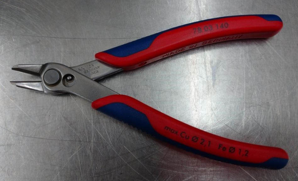 中古品 KNIPEX スーパーニッパーXL 7803-140 軟線、中硬線用囗T巛