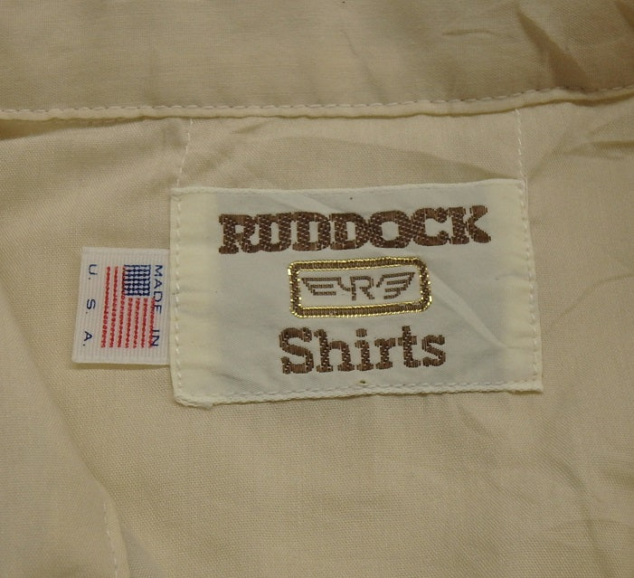 RUDDOCK ウエスタンシャツ アメリカ製 ベージュ size: 囗T巛
