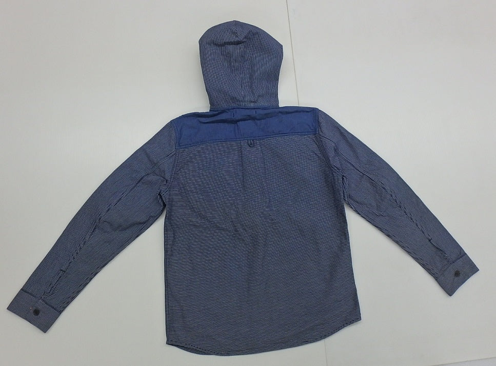 R.NEWBOLD コットンパーカー ブルー(ボーダー)size:L囗T巛