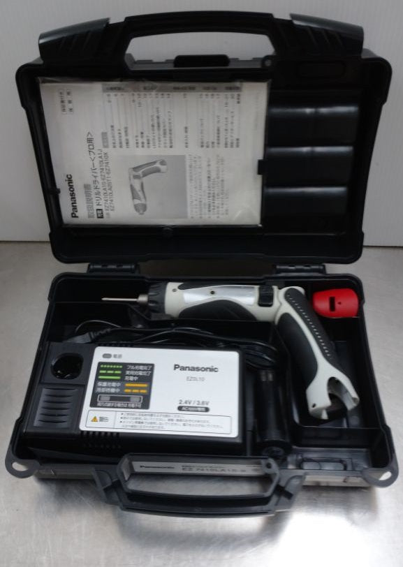 中古品 Panasonic 充電式ペンドリルドライバー EZ7410LA1S-B囗T巛