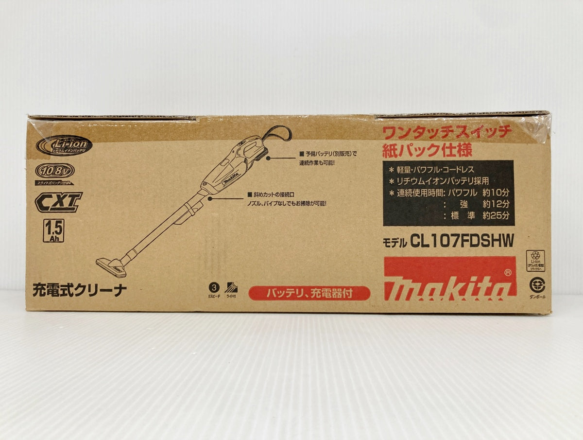 makita マキタ 充電式クリーナー CL107FDSHW
