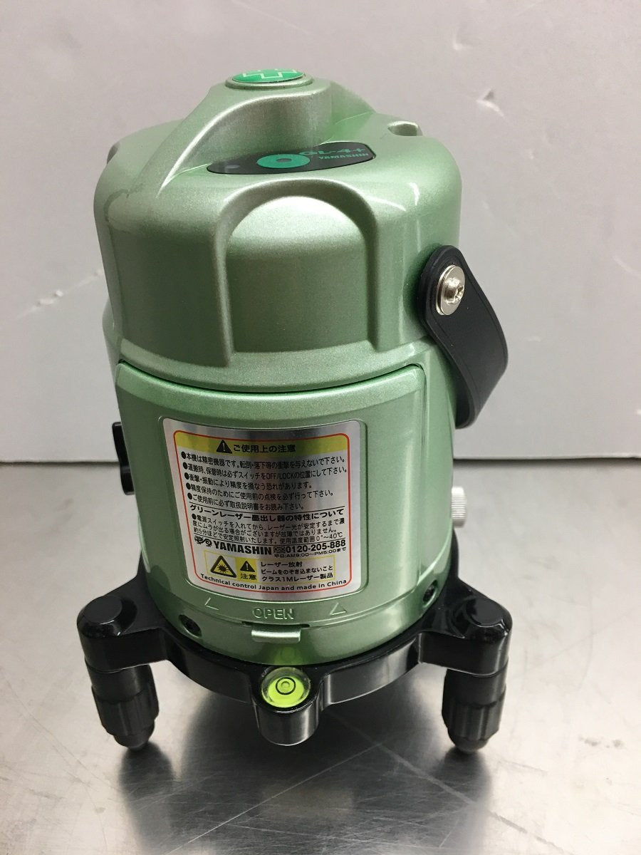 送料無料 ジャンク YAMASHIN 山真 グリーンレーザー墨出し器 GL-4+ 囗K巛