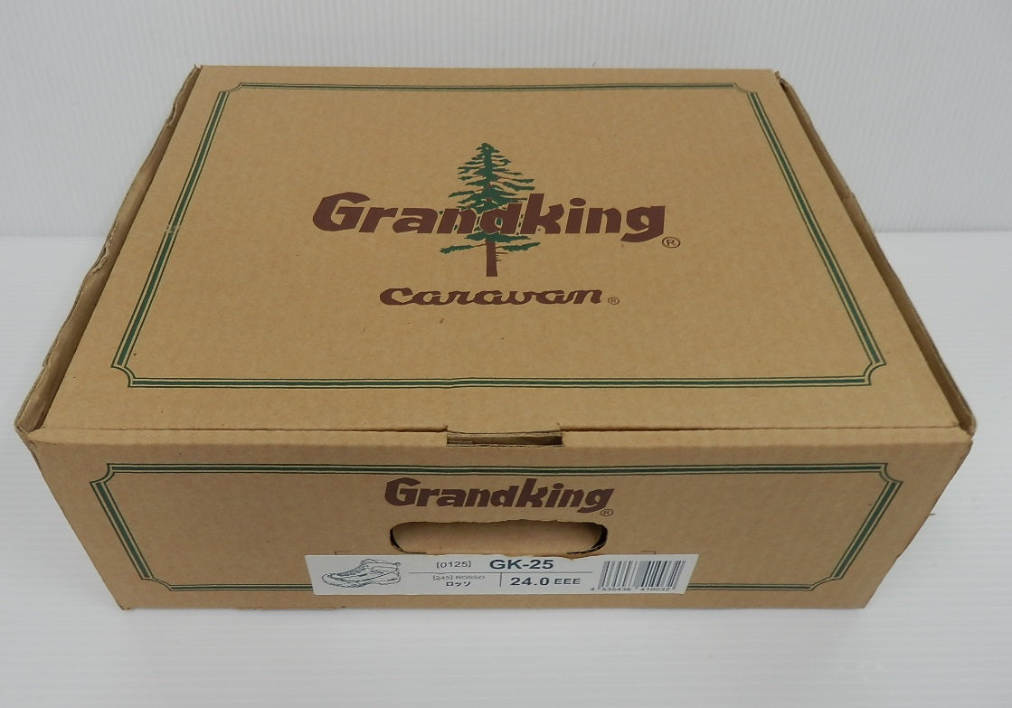 タグ付!Caravan キャラバン Grandking トレッキングシューズ GK-25 size:24cm 箱あり囗T巛