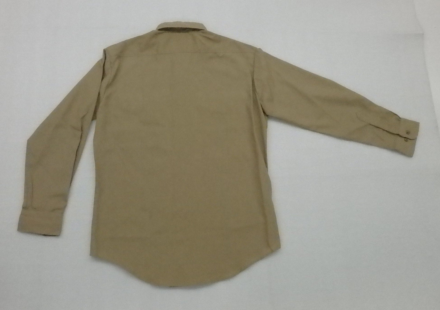 Creighton U.S NAVY ユニフォーム 長袖シャツ カーキ USA製 size:15 1/2 32囗T巛