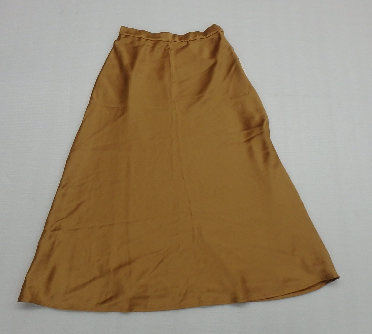 タグ付!LOUNIE ルーニィ サテンマーメイド スカート オレンジ size:40囗T巛