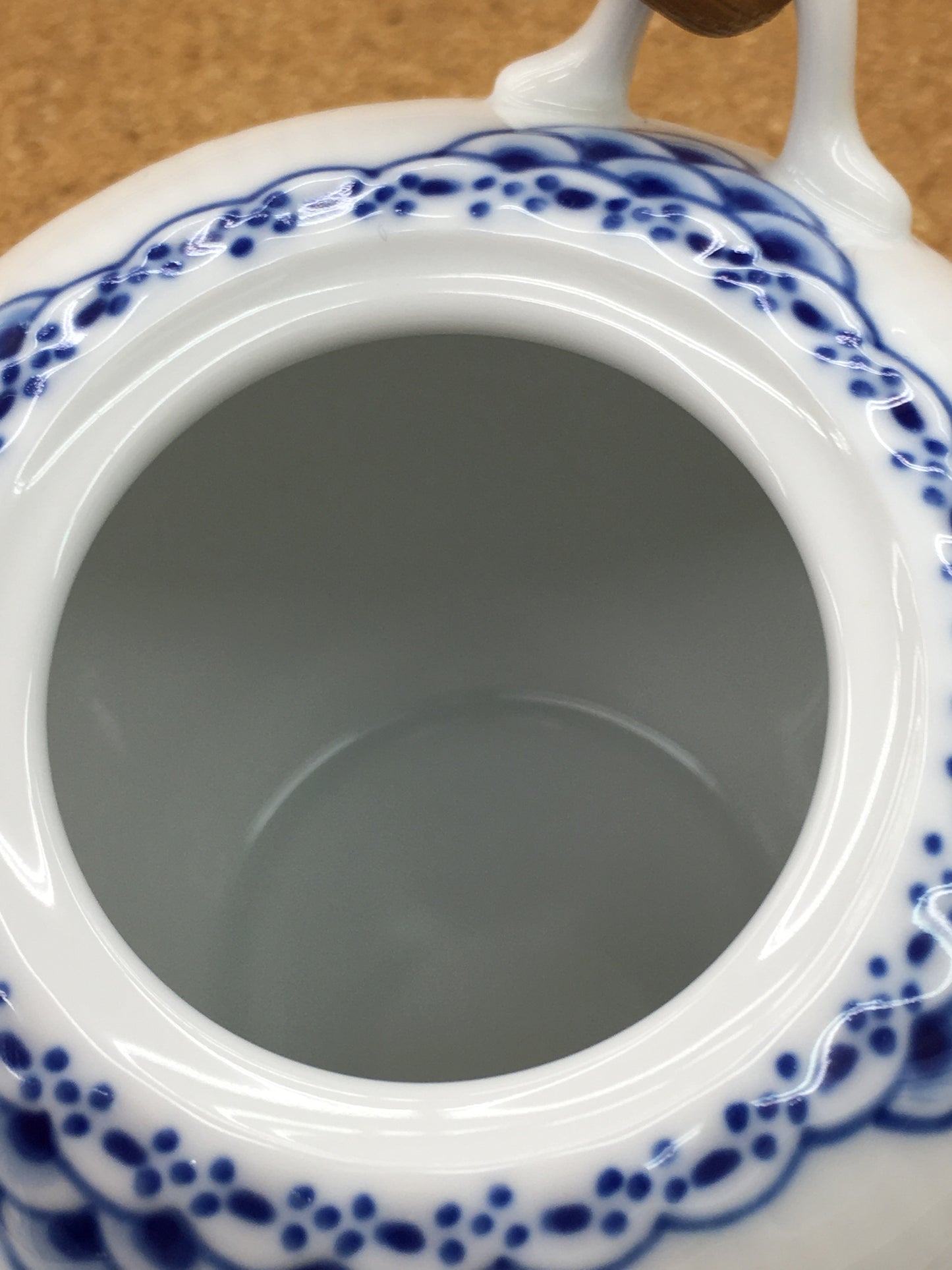 送料無料 ROYAL COPENHAGEN ロイヤルコペンハーゲン プリンセスブルー 急須 ティーポット 囗K巛