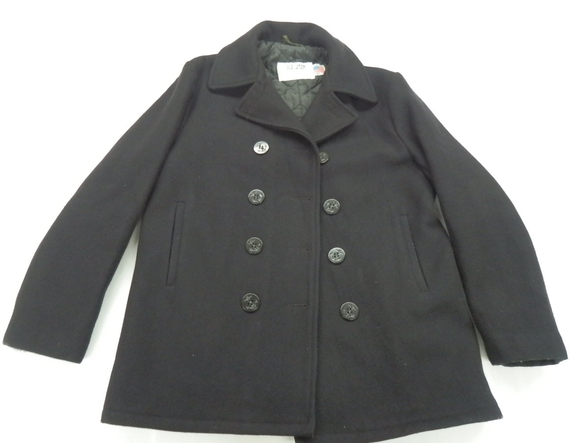 SCHOTT U.S.740N PEA JACKET ブラック アメリカ製 size:42囗T巛