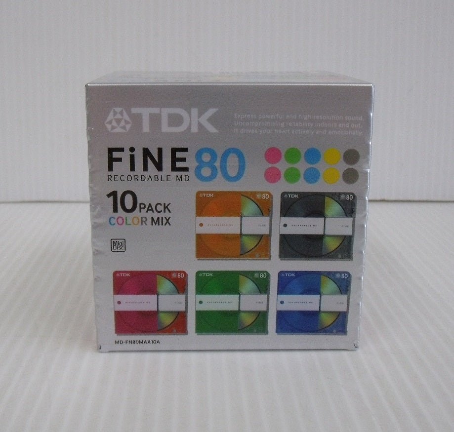 TDK MD FiNE 80分 10枚パック MD-FN80MAX10A 2セット囗T巛