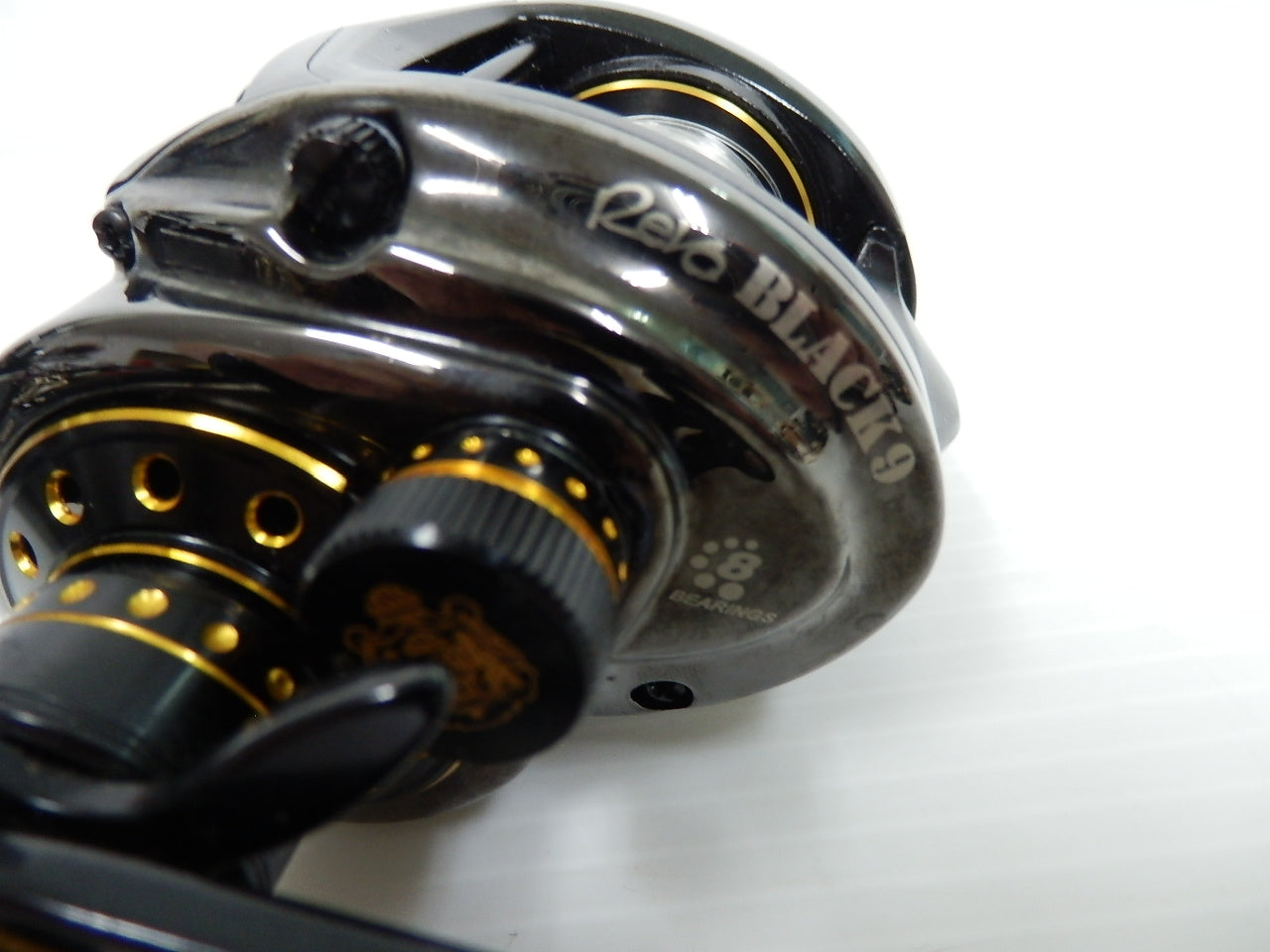 Abu Garcia アブ・ガルシア REVO BLACK9 レボブラック9 9-L ベイトリール 左用 箱・説明書あり 中古囗T巛