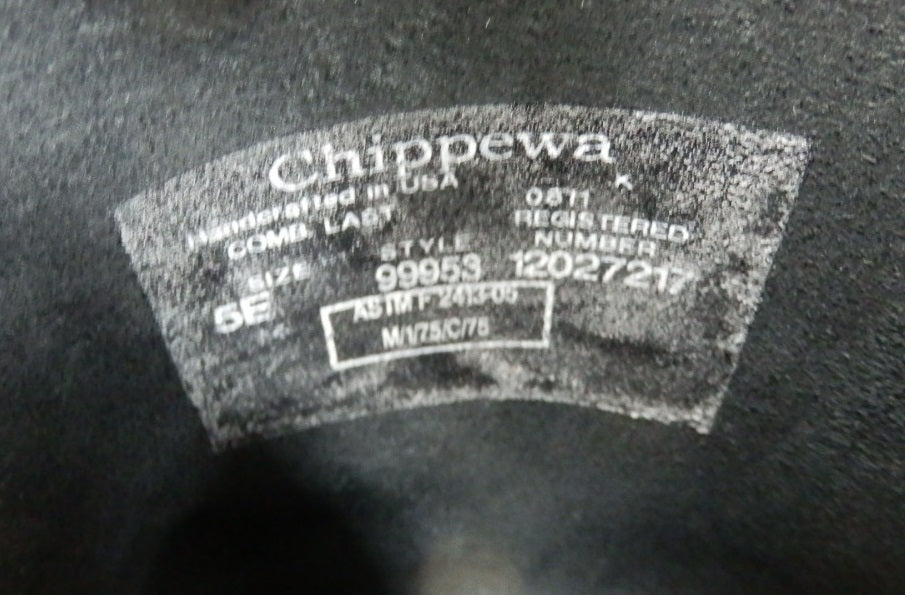 CHIPPEWA ENGINEER BOOTS エンジニア 99953 BLK CORDVAN size-5E 囗T巛