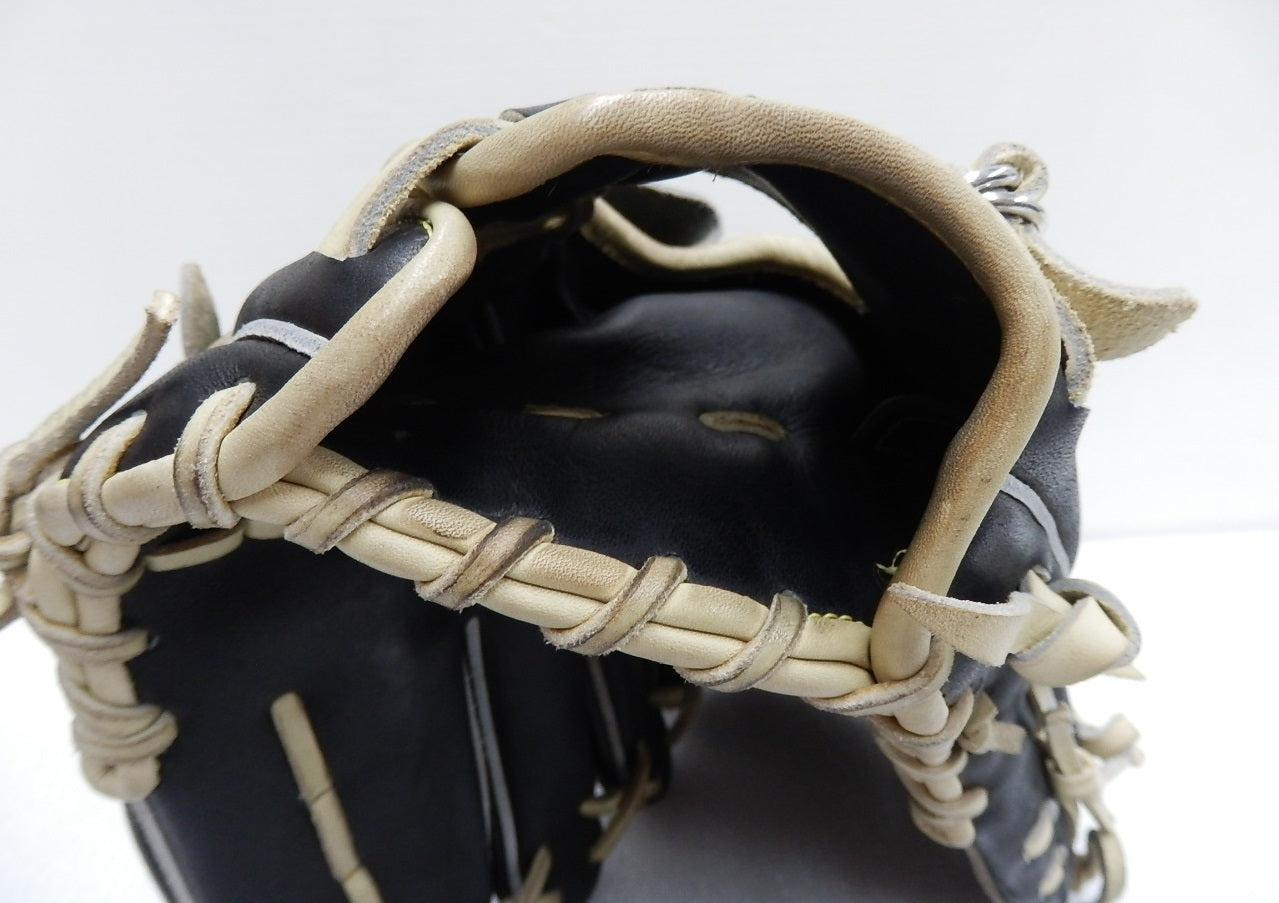 ミズノ グローバルエリートオーダー 野球用 グローブ ブラック 中古囗T巛