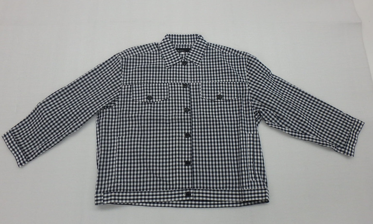 タグ付!UNITED ARROWS ユナイテッドアローズ GREEN LABEL RELAXING シャツジャケット ネイビー size:M囗T巛