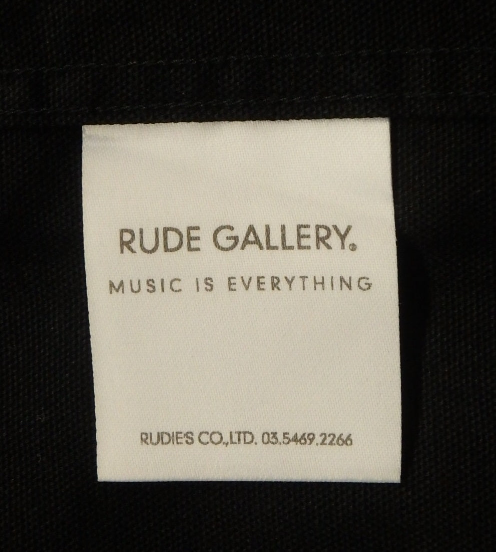 RUDE GALLERY 長袖コットンシャツ ブラック 日本製 size:2囗T巛