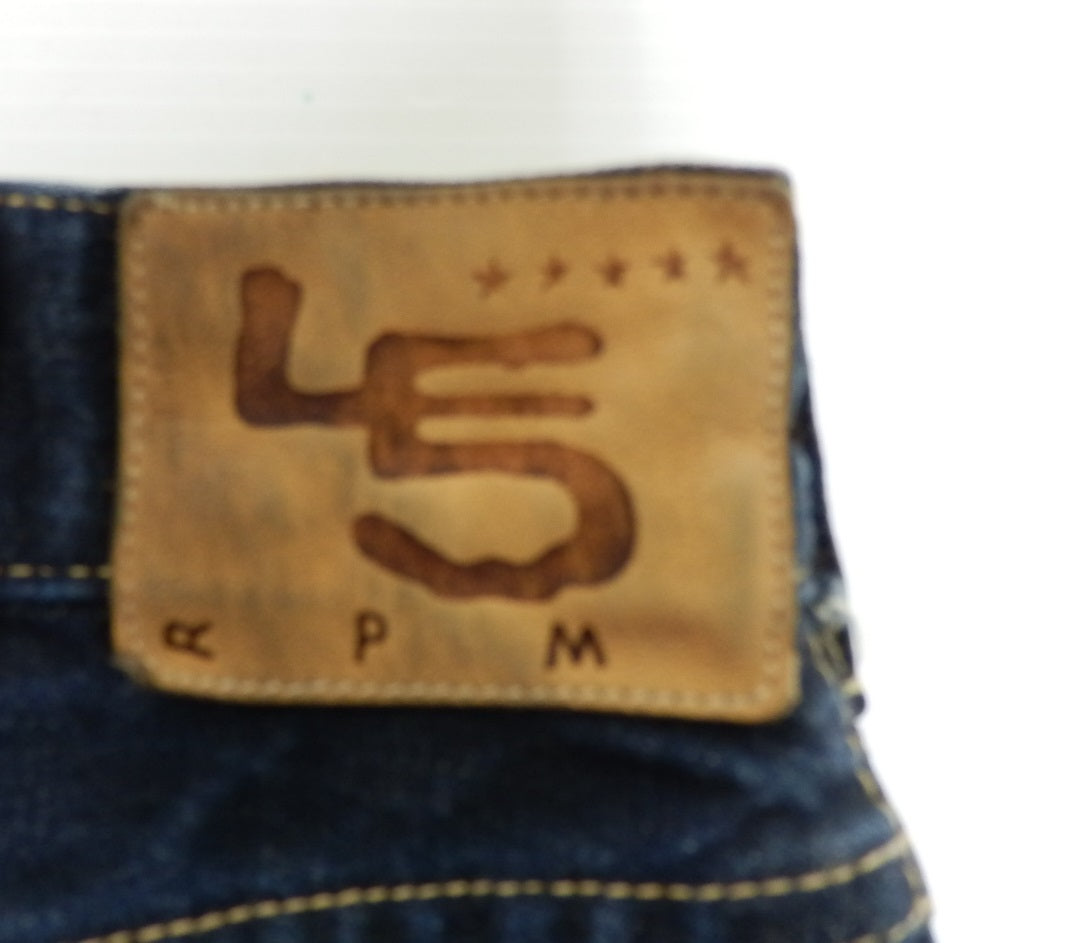 45R デニム ジーンズ インディゴ 日本製 size:5囗T巛
